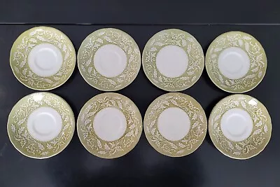 J. & G. Meakin Victoria Ironestone Green Desert Plate Set • $18