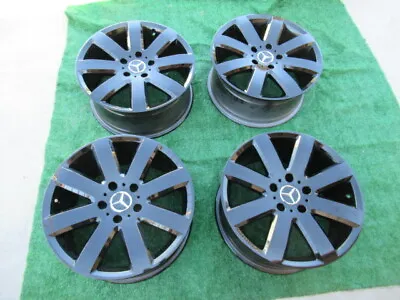 (4) Mercedes Benz G63 G55 G550 G500 Oem Factory 19  Wheels Rims Gloss Black • $749