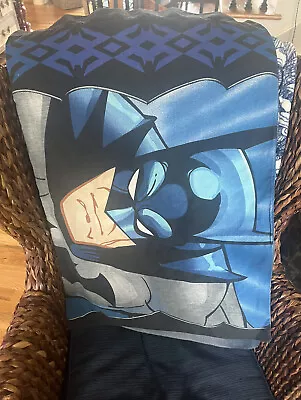 Vintage BATMAN DC Comics Double-sided Standard Pillowcase Bat Signal On Back • $7