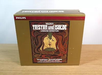 £30 • Buy Wagner Tristan Und Isolde Leonard Bernstein 5CD Box Set Philips 410 447-2