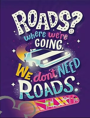 £4 • Buy Back To The Future Quote Art A4 Print, Photo, Picture,nursery,gift, Christmas