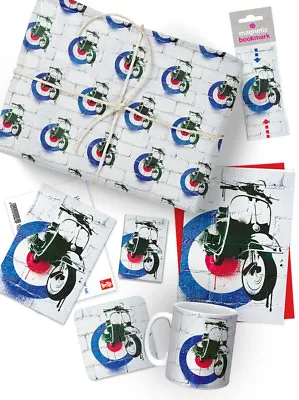 Retro Scooter MOD Vespa Lambretta Banksy Art Northern Soul Birthday Card Gifts  • £2.95