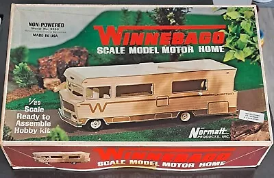 Vintage Normatt 1973 Winnebago Motorhome  Model Kit - Complete And Unassembled • $192.44