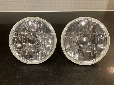 7 Inch Headlights H4 55/60 Watt. GC Tested. Suit Morris Minor And Others • $40