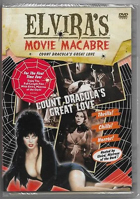 Count Dracula's Great Love (1974) Dvd - Elvira's Movie Macabre Series -brand New • $4.99