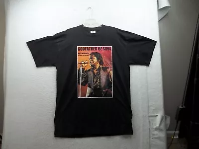 James Brown Godfather Of Soul RIP Mens Black Graphic T Shirt Size XL • $21.66