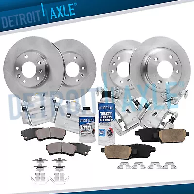Front & Rear Rotors Calipers Brake Pads For 2006-2011 Ford Fusion Lincoln Mazda • $346.06