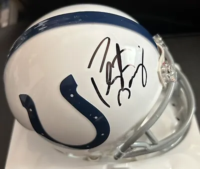 PEYTON MANNING Signed/Auto  Mini Helmet Indianapolis Colts  Mounted Memories • $299.95