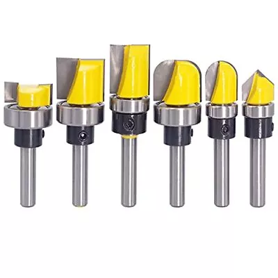 Wolfride 1/4 Inch Shank Grooving Router Bit Template Router Bit Hinge Mortising • $29.96