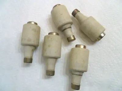 Job Lot Of Five 16amp 500v Ceramic Industrial Bottle Fuses (unused New Old Stock • £15