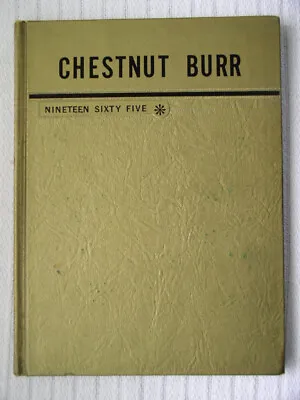 1965 The Chestnut Burr Middletown Md High School Yearbook 96 Pages • $22.21