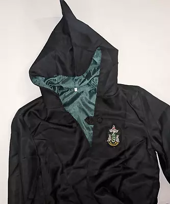 Harry Potter Halloween Costume Slytherin Robe Adult XL 14-16 Green Complete New! • $14.99