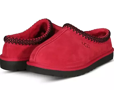 Nwob Mens Size 11 Samba Red Ugg Tasman Classic Suede Sheepskin Slippers 5950 • $99.95