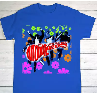 Rare Collection The Monkees Band Cotton Blue S-2345XL Unisex T-Shirt • $18.99