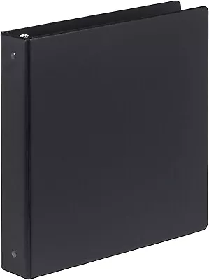 1 Inch 3 Ring Binder Leather Black With Contrast Stitching 8.5X 11 Inch US** • $14.95