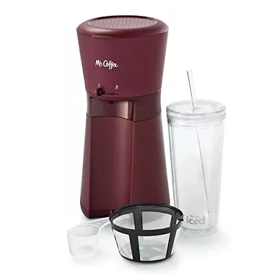 Mr. Coffee Iced Coffee Maker Single Serve Machine With 22-Ounce Tumbler And ... • $31.41