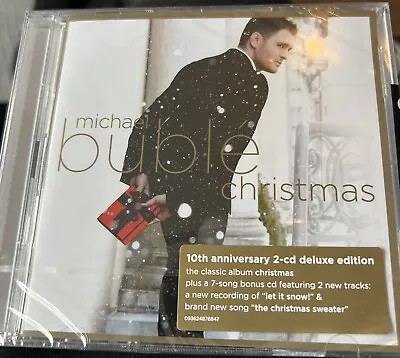 Michael Bublé : Christmas 2CD Deluxe  Album  New Sealed Free Post U.K. • £3.99