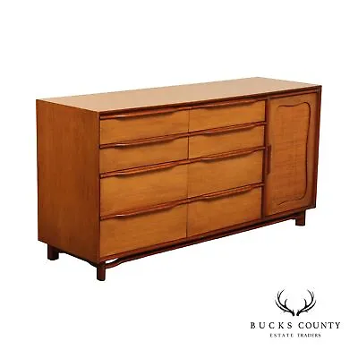 Hickory Manufacturing Co. Mid Century Modern Mahogany Dresser • $1495