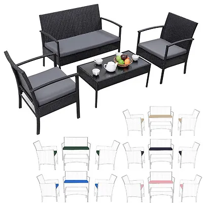 £58.69 • Buy 3pc Replacement Cushions Set To Fit Rattan Garden Furniture Chairs Sofa Patio