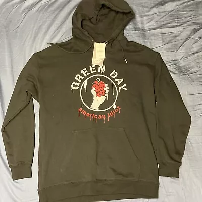 Authentic Green Day American Idiot Pullover Hoodie Medium NEW • $47