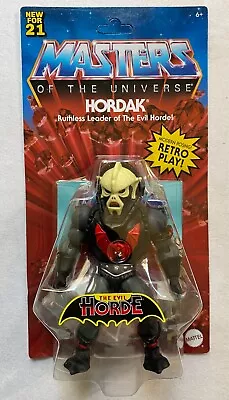 Mattel Masters Of The Universe Origins HORDAK Wave 4 2020 English Card New • $13