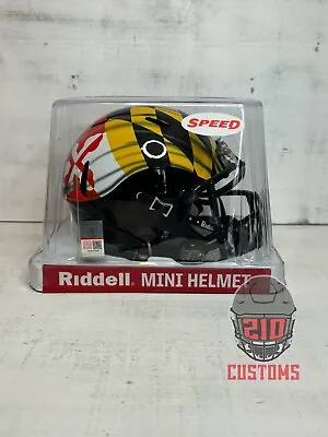 Maryland Terrapins 2018-Current Authentic Riddell Speed Mini Helmet • $45.99