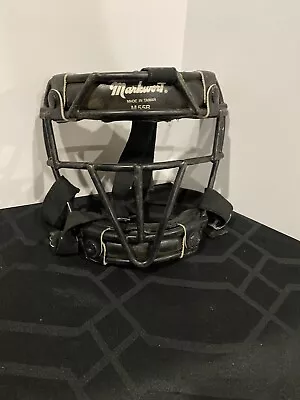 Markwort  Catcher’s Mask Vintage Black Padded Metal Cage Sports Baseball Vintage • $11