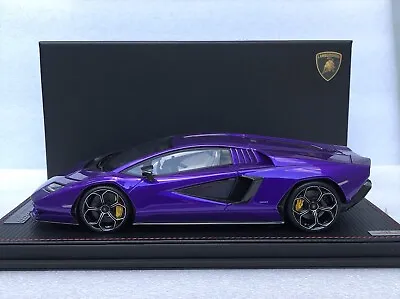 1/18 MR Collection Lamborghini Countach LPI 800-4 Viola Purple Limited 49 Pcs • $695