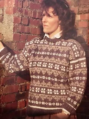 FCu13 Knitting Pattern - Icelandic Style Jumper Men’s Lady’s Unisex • £2.15