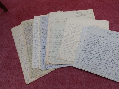 £20 • Buy Bundle Handwritten Letters From Evelyn Mann To Donald Mitchell,  Colne 1940's