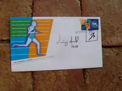 110 H Domenique Arnold Usa Signed 2001 Goodwill Games Envelope • $4.50