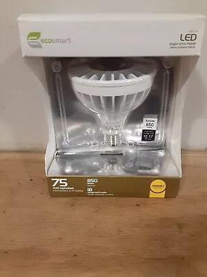 EcoSmart 75-Watt Equivalent PAR38 Dimmable Flood LED Light Bulb New  • $25