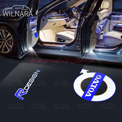 For VOLVO R Design S V XC 40 60 80 90 Car Door Puddle Lights Courtesy Logo • $27.51