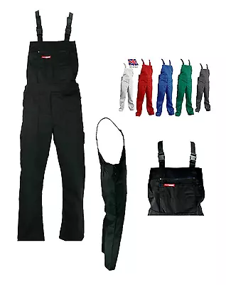 £13.49 • Buy New Cotton Blend Bib And Brace Overalls Painters & Decorators Work 
