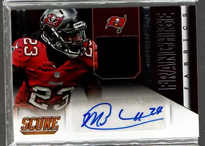 2014 Hot Rookies Score Franchise Fabrics Auto #FFMB Mark Barron Auto Jersey • $23.88