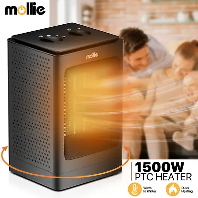 $26.99 • Buy 1500W [TIP-OVER PROTECTION+OSCILLATING] Portable Electric Ceramic Space Heater