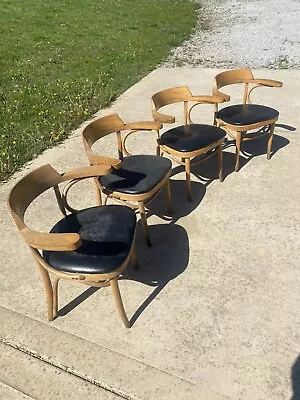 Stylish Mid-Century Modern Thonet Bentwood Style Dining Chairs • $950