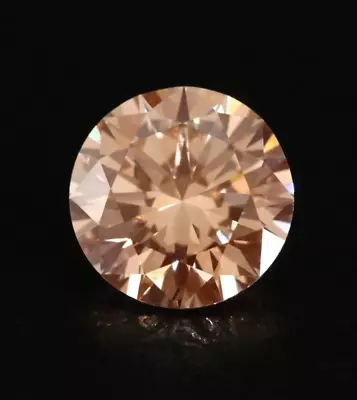 $13000 / 2 Carat Diamond / Fancy Pink Orange Round Cut Diamond / Wholesale • $5750