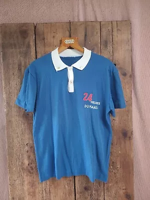 Vintage Motorsport Shirt 24 Hours Le Mans 1970s • £19.95