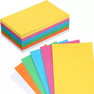 300 Pcs Colored Blank Index Note Cards Assorted  • $34.62