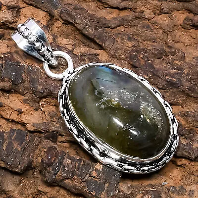 Labradorite Gemstone 925 Sterling Silver Jewelry Pendant 1.65  • £7.44