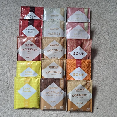 £7.50 • Buy Assorted Exante Diet Products X 15