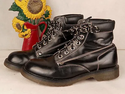 £54.99 • Buy Black Hawkins Vintage Boots Size Uk 6