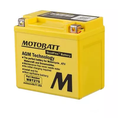 Yamaha Yw100 Beewee 2008 Motobatt Quadflex 12V Battery  • $114.95