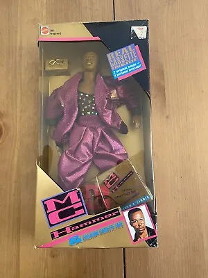 Vintage 1991 MC Hammer Doll & Extra Outfit (damaged) Mattel New In Package • $35