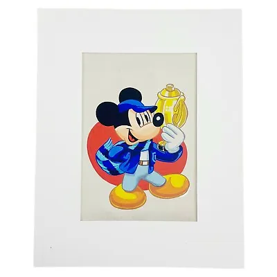 Disney Original Art Mickey Mouse Annual 1951 Dean & Son Publisher Gouache 9.5x7  • $50.99