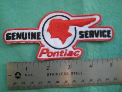 Pontiac Genuine Service Parts Dealer   Uniform Hat  Patch • $12