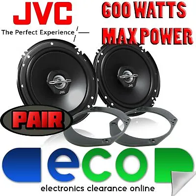 £29.99 • Buy Ford Focus 98-01 MK1 JVC 16cm 6.5 Inch 600 Watts 2 Way Rear Door Car Speakers