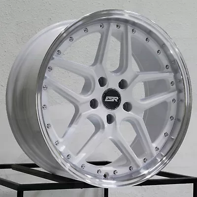 One 18x8.5 ESR CS15 5x100 30 White Wheel Rim 72.56 • $284.75