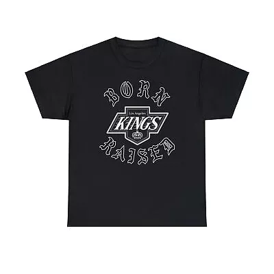 Los Angeles Kings T Shirt Mens Born Raised Mister Cartoon LA 90s Chicano Art  • $35